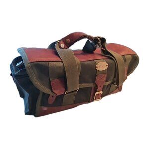 ORVIS Green Battenkill Canvas Leather Fly Fishing Bag Vintage Bag Only